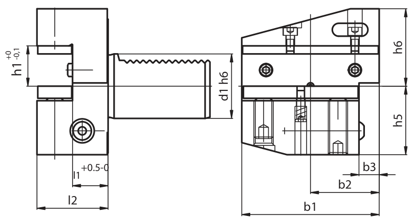 VDI Tool Holders Type B3