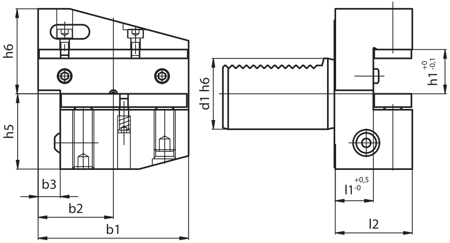 VDI Tool Holders Form B4