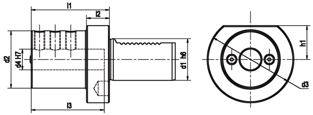 BORING BAR HOLDER Form E2