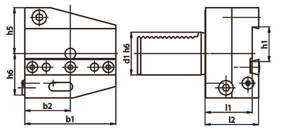 ALU cutting off tools